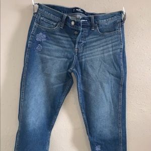 Embroidered Hollister jeans
